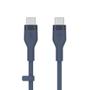 BELKIN BOOSTCHARGE USB-C TO C 2.0 SILICONE CABLE 2M BLUE