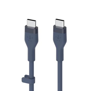 BELKIN BOOSTCHARGE USB-C TO C 2.0 SILICONE CABLE 2M BLUE (CAB009BT2MBL)