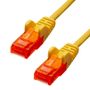 ProXtend CAT6 U/UTP CCA PVC Ethernet Cable Yellow 50cm