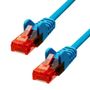 ProXtend CAT6 U/UTP CCA PVC Ethernet Cable Blue 25cm (V-6UTP-0025BL)