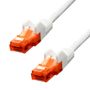 ProXtend CAT6 U/UTP CCA PVC Ethernet Cable White 25cm