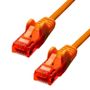 ProXtend CAT6 U/UTP CCA PVC Ethernet Cable Orange 30cm (V-6UTP-003O)