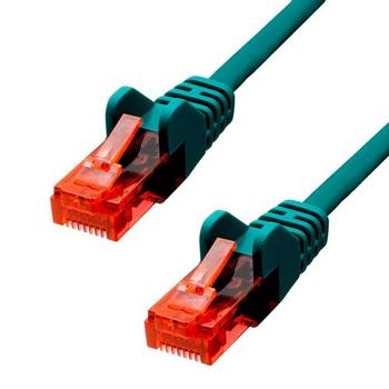 PROXTEND CAT6 U/UTP CCA PVC Ethernet Cable Green 30cm (V-6UTP-003GR)