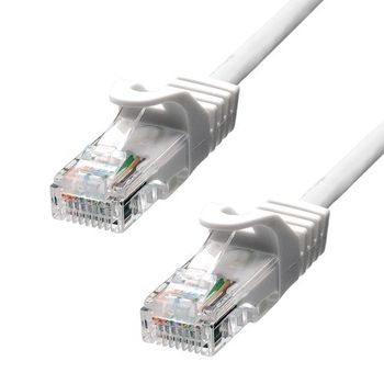 ProXtend CAT5e U/UTP CU PVC Ethernet Cable White 30cm (5UTP-003W)