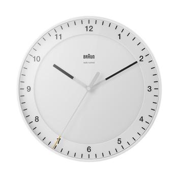 BRAUN BC 17 W-DCF radio wall clock white (67095)