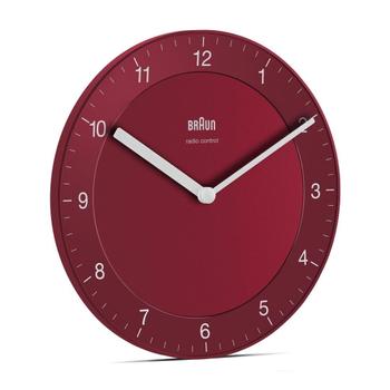 BRAUN BC 06 R-DCF Funkwanduhr rot (67021)