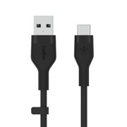 BELKIN BOOSTCHARGE USB-A TO USB-C SILICONE CABLE 3M BLACK