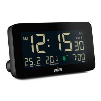 BRAUN BC10 DCF-B Radio alarm clock black (67602)