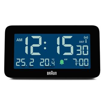 BRAUN BC10 DCF-B Radio alarm clock black (67602)