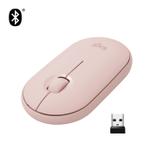 Logitech Pebble M350 - mus - Bluetooth,  2.4 GHz - rosa (910-005717)