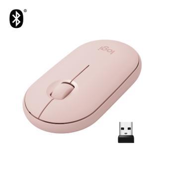 LOGITECH Pebble M350 Wireless Mouse - ROSE - EMEA (910-005717)