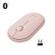 LOGITECH M350 Pebble Wireless Mouse - Rose - Mus - Optisk - 3 knapper - Rød (910-005717)