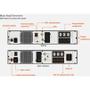 Vertiv Vertiv EDGE 1ph UPS, 3.0 kVA, input IEC60320 C20 inlet, 2U, output - 230V, output socket groups - (6 (EDGE-3000IRT2UXL)