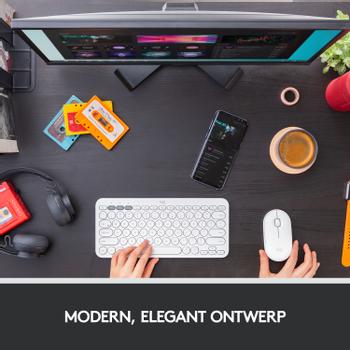 LOGITECH PEBBLE M350 WIRELESS MOUSE OFF WHITE WRLS (910-005716)