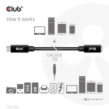 CLUB 3D Usb Gen1 Type-C Extension (CAC-1529)