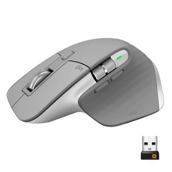 LOGITECH MX Master 3 Advanced Wireless Mouse - MID GREY (910-005695)