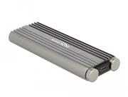 Delock USB3.2 20 Gbps SSD-kabinett M.2 NVMe PCIe SSD (USB 3.2 Gen 2x2) USB Type-C - tool free - drevkabinett