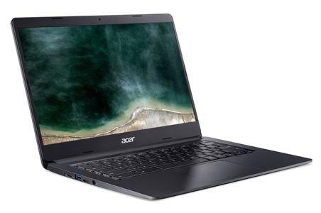ACER Chromebook 314 C933T - Celeron N4120 / 1.1 GHz - Chrome OS - UHD Graphics 600 - 4 GB RAM - 32 GB eMMC - 14" IPS pekskärm 1920 x 1080 (Full HD) - Wi-Fi 5 - kolsvart - kbd: Nordisk (NX.AUGED.007)