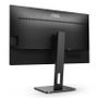 AOC 27P2Q - LED monitor - 27" - 1920 x 1080 Full HD (1080p) @ 75 Hz - IPS - 250 cd/m² - 1000:1 - 4 ms - HDMI, DVI, DisplayPort,  VGA - speakers - black (27P2Q)