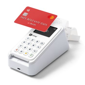 SumUp 3G trådløs betalingsterminal med kvitteringsprinter
