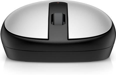 HP HP 240 Pike Silver Bluetooth Mouse, Ambidextrous,  Optisk, Bluetooth,  1600 dpi, Sølv - (Fjernlag (43N04AA#ABB)