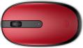 HP 240 Trådløs mus (rød) Bluetooth, 3 knapper, 1600 DPI, optisk sensor, opptil 24 mnd batteritid