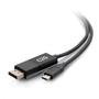 C2G G 3ft (0.9m) USB-C to DisplayPort Adapter Cable - 4K 60Hz - Adapter cable - 24 pin USB-C (M) to DisplayPort (M) - USB 3.1 / Thunderbolt 3 / DisplayPort - 90 cm - 4K support - black (C2G54474)