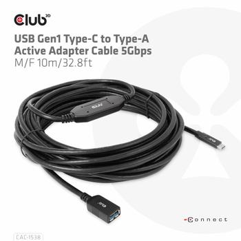 CLUB 3D Usb Gen1 Type-C To Type-A (CAC-1538)