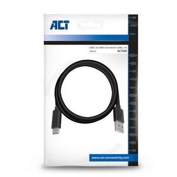 ACT USB 2.0 aansluitkabel C male - A male 1 m (AC7350)