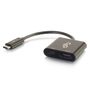 C2G Cbl/USB-C to HDMI+USB-C Charging Black