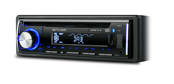 Autoradio Muse M-1229 DAB 160 Watts - DAB+/FM RDS - USB, SD/MMC/ AUX 4