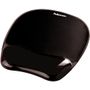 FELLOWES Crystal black mousepad & wrist rest