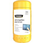 FELLOWES Screen Cleaning Wipes Tub 100pcs