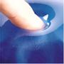 FELLOWES Crystal Gel Mouse Pad and Wrist Rest Blue 9114120 (9114120)