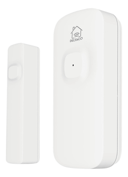 DELTACO SMART HOME, trådlös magnetsensor,  WiFi, vit (SH-WS02)