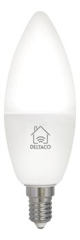 DELTACO Smart Bulb, E14, White Cct, 2700-6500K (SH-LE14CCTC)