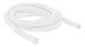 DELOCK Braided Sleeve self-closing 2 m x 16 mm white