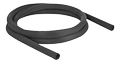 DELOCK Woven Sleeve self-closing heat-resistant 2 m x 19 mm black