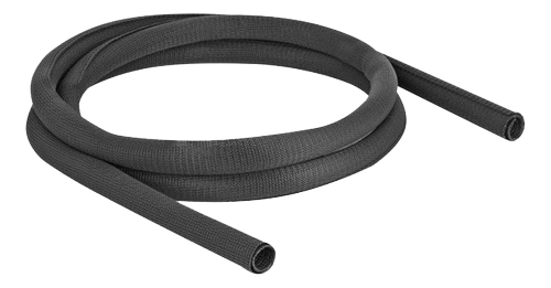 DELOCK Woven Sleeve self-closing heat-resistant 2 m x 19 mm black (19179)