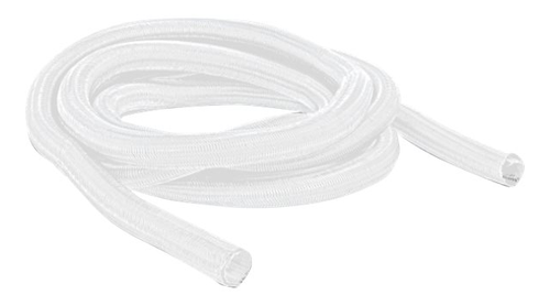 DELOCK Braided Sleeve self-closing 2 m x 25 mm white (20701)