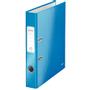 LEITZ WOW Lever Arch File Laminated Paper on Board A4 50mm Spine Width Blue Metallic (Pack 10) 10060036 DD