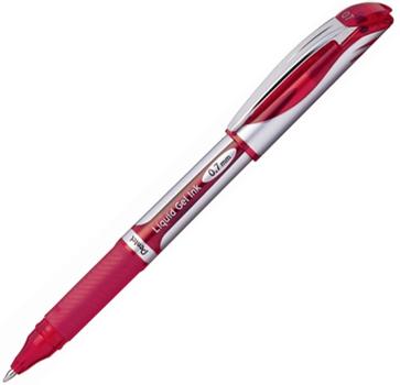 PENTEL Energel XM Gel Rollerball Pen 0.7mm Tip 0.35mm Line Red (Pack 12) - BL57-BO (BL57-BO)