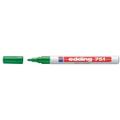EDDING 751 Paint Marker Bullet Tip 1-2mm Line Green (Pack 10) - 4-751004