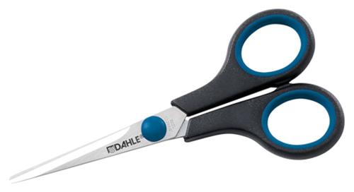 DAHLE Office Comfort Grip saks 14cm sort/blå (54405-21092)