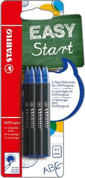 STABILO EASYoriginal Refills Blue (Pack 6) - B-47374-10 (B-47374-10)
