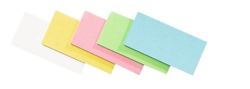 LEGAMASTER workshop card rectangle 95x200mm assorted 500pcs (7-252199)