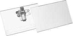 DURABLE Namnskylt Durable med nål och klämma 54x90 mm