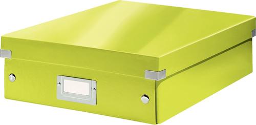 LEITZ Click & Store WOW organiseringsboks,  medium, PP lamineret karton, grøn (60580054)