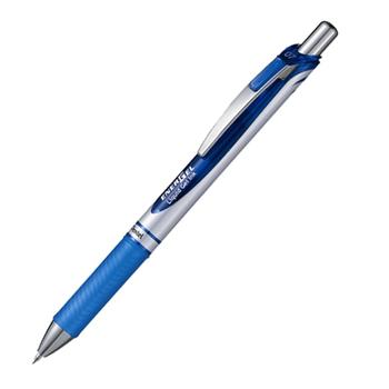 PENTEL Energel XM Retractable Gel Rollerball Pen 0.7mm Tip 0.35mm Line Blue (Pack 12) - BL77-CO (BL77-CO)