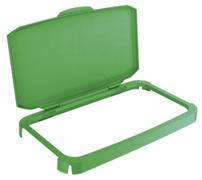 DURABLE Låg hængslet DURABIN 60l grøn 
